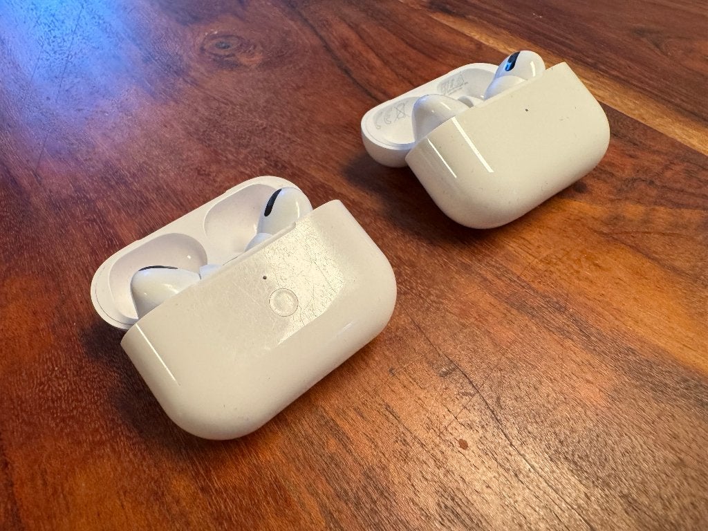 Original Apple Airpods Pro Gen 1, Audio, Tv en Foto, Koptelefoons, In-ear, Gebruikt, Ophalen of Verzenden, Wit