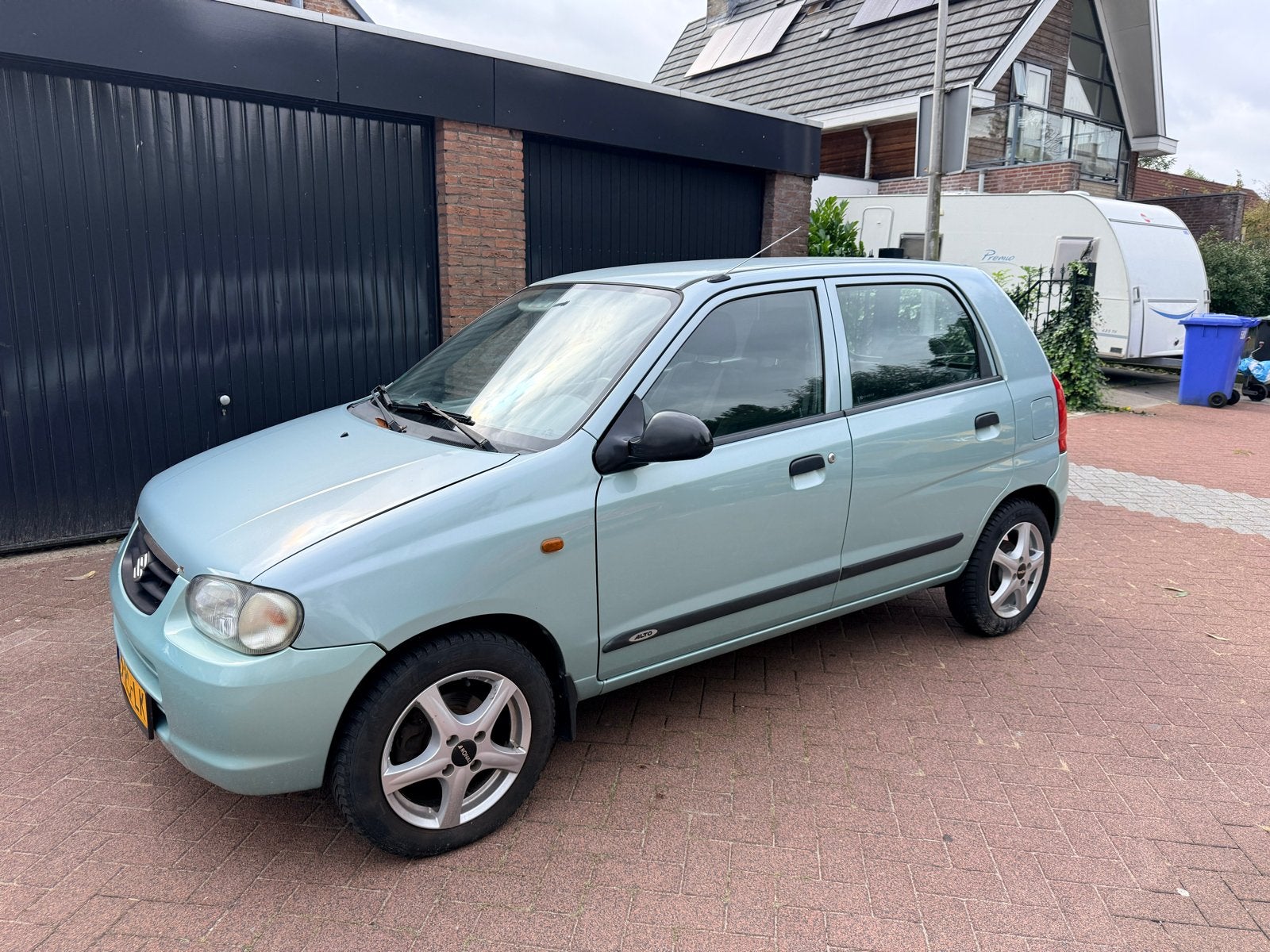 Suzuki Alto 1.1 2005 Groen 5drs in zeer goede staat, Auto's, Voorwielaandrijving, Stof, 4 cilinders, 4 stoelen