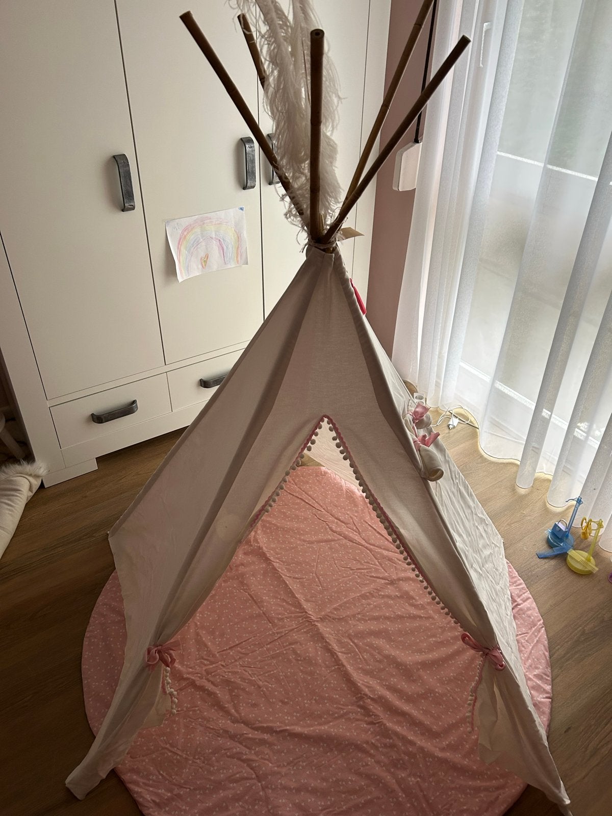 Tipi mi - Tipi Tent met Vloerkleed, Ophalen, Zo goed als nieuw, Overige materialen