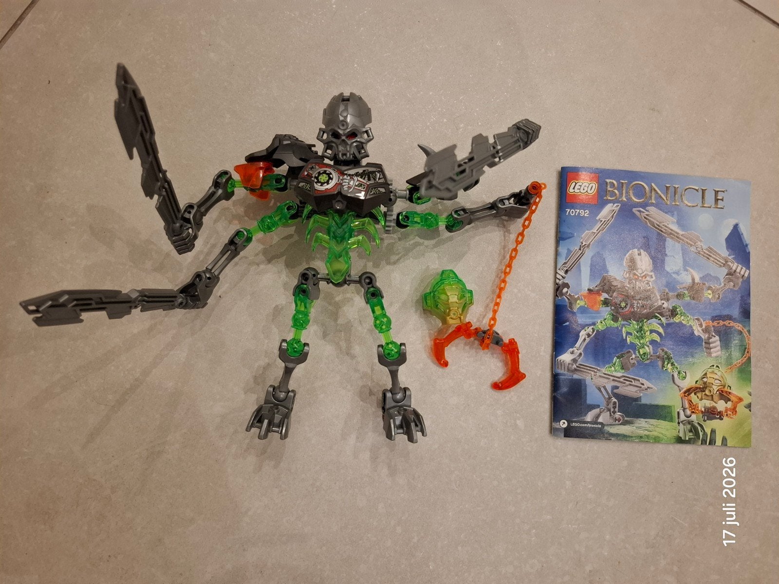Lego Bionicle 70792 Skull Slicer, Ophalen of Verzenden, Zo goed als nieuw