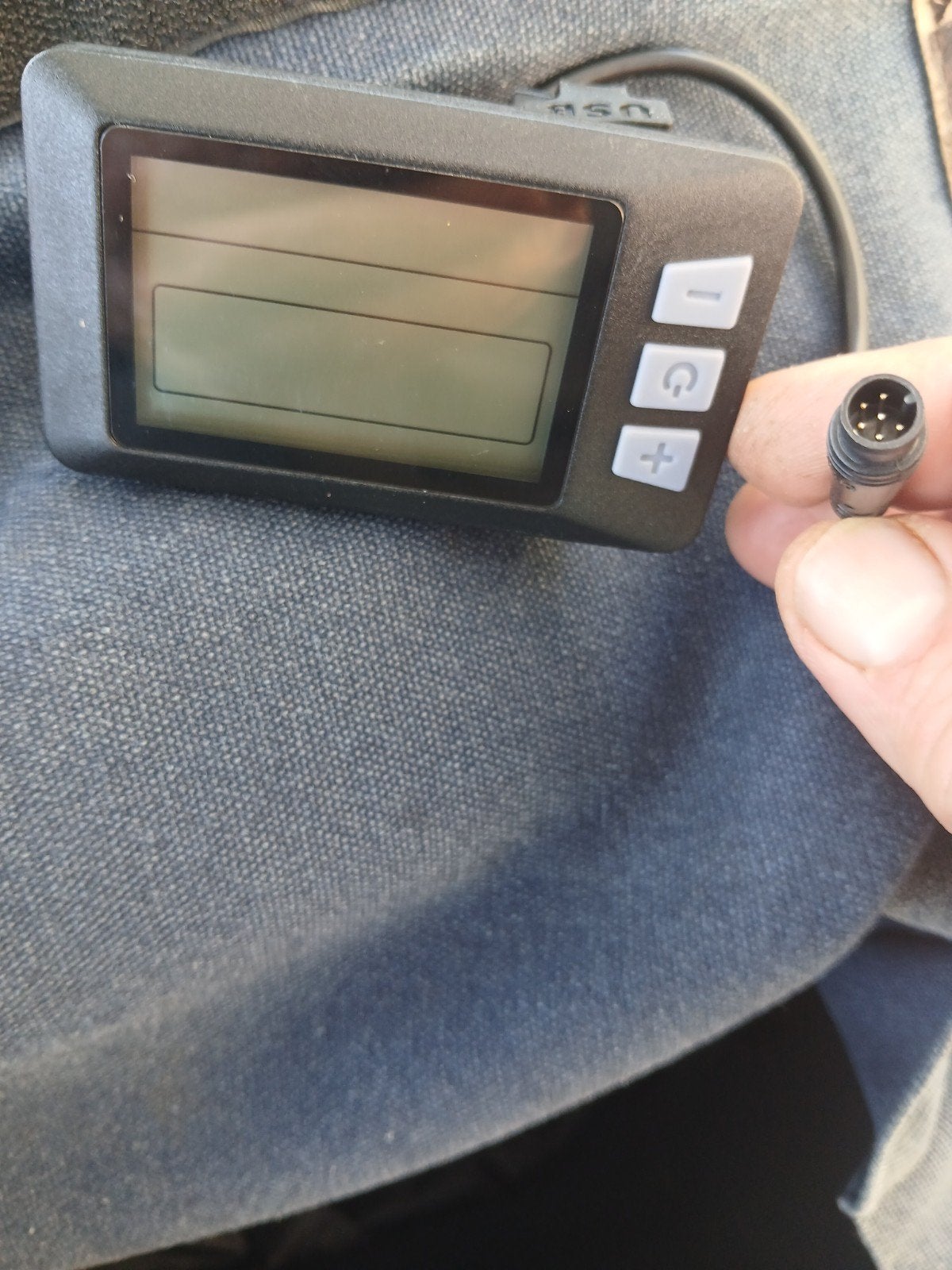 E-bike display met 6-pins connectorNEW, Ophalen of Verzenden, Gebruikt