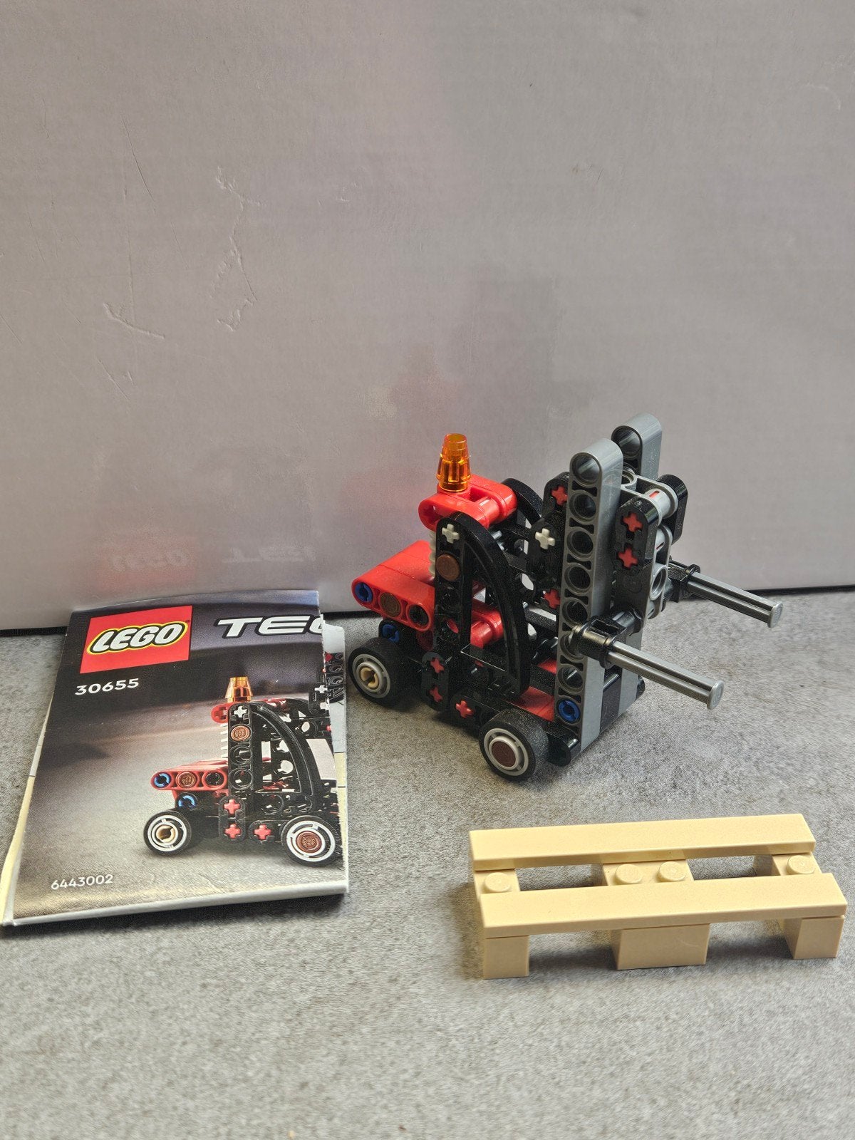 LEGO Technic 30655 Vorkheftruck met handleiding, Ophalen of Verzenden, Zo goed als nieuw, Lego