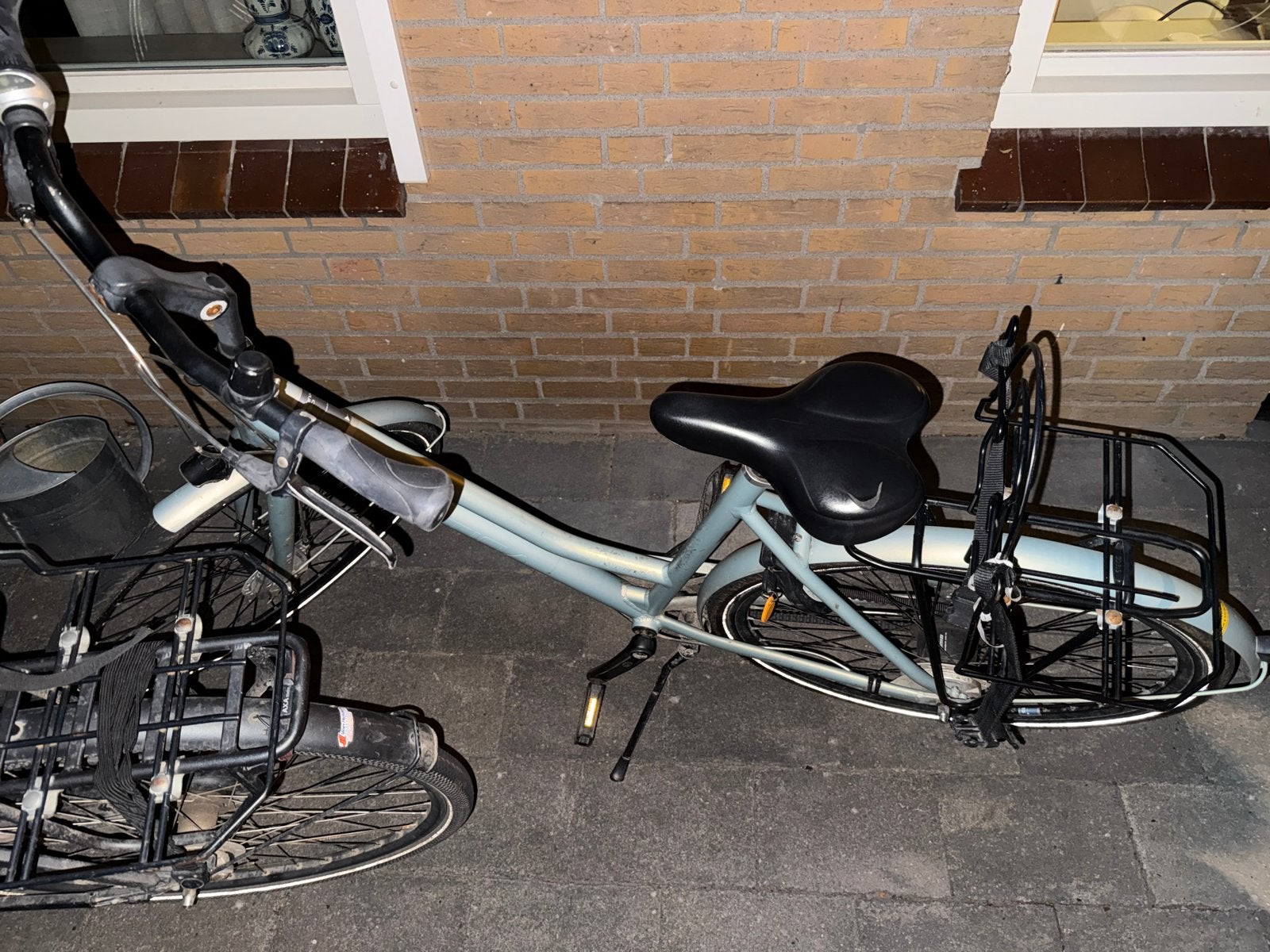 Gebruikte Fiets met Bagagedrager en Mand, Fietsen en Brommers, Fietsen | Dames | Damesfietsen, Overige merken, Velgrem, Versnellingen