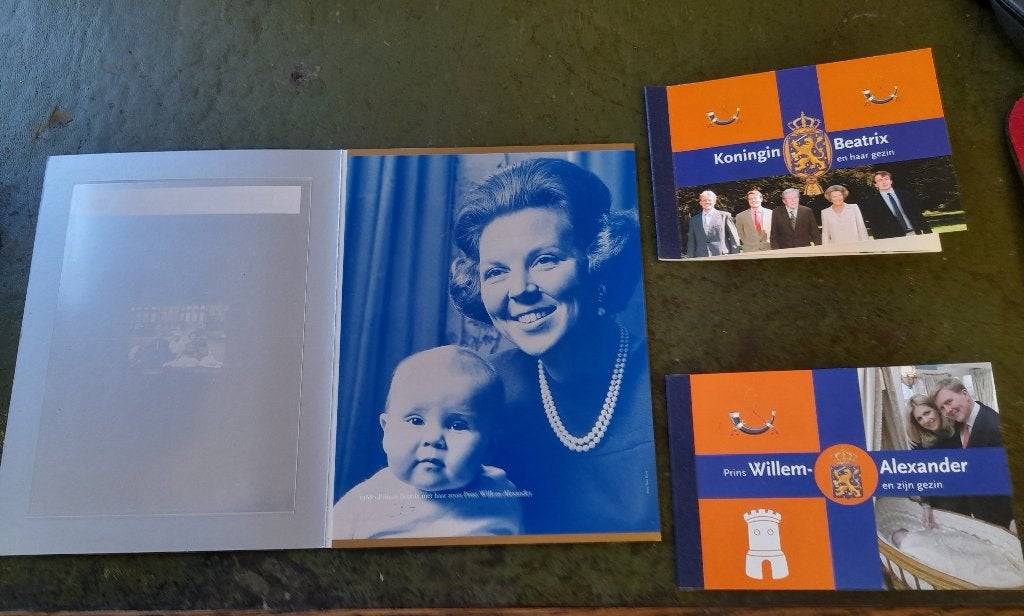 Postzegelboekjes(leeg) - Koninklijk huis, Verzamelen, Ophalen of Verzenden, Gebruikt, Kaart, Foto of Prent