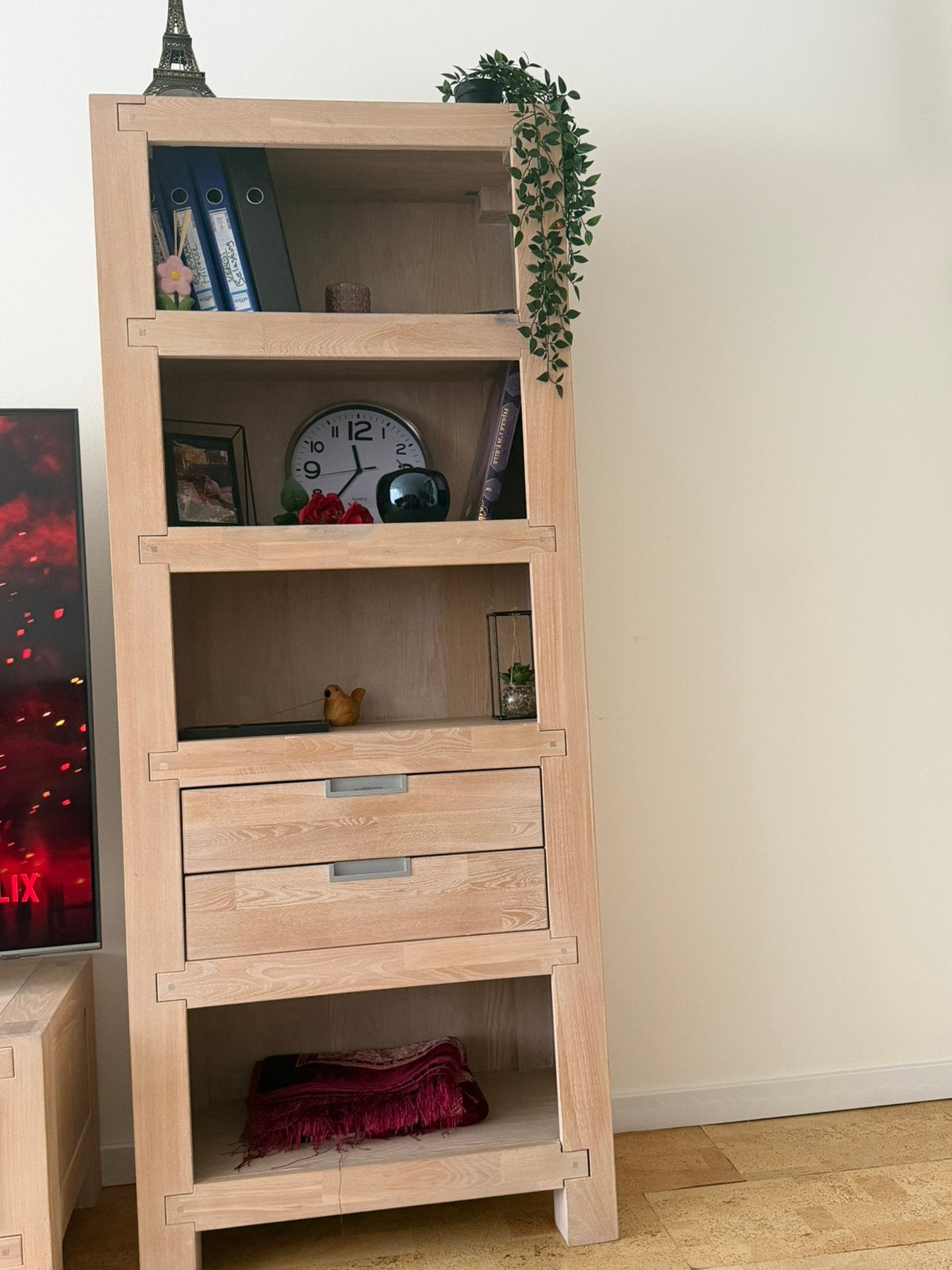Complete TV-meubel met kasten – zo goed als nieuw, Huis en Inrichting, Ophalen, Zo goed als nieuw, Minder dan 100 cm, 25 tot 50 cm
