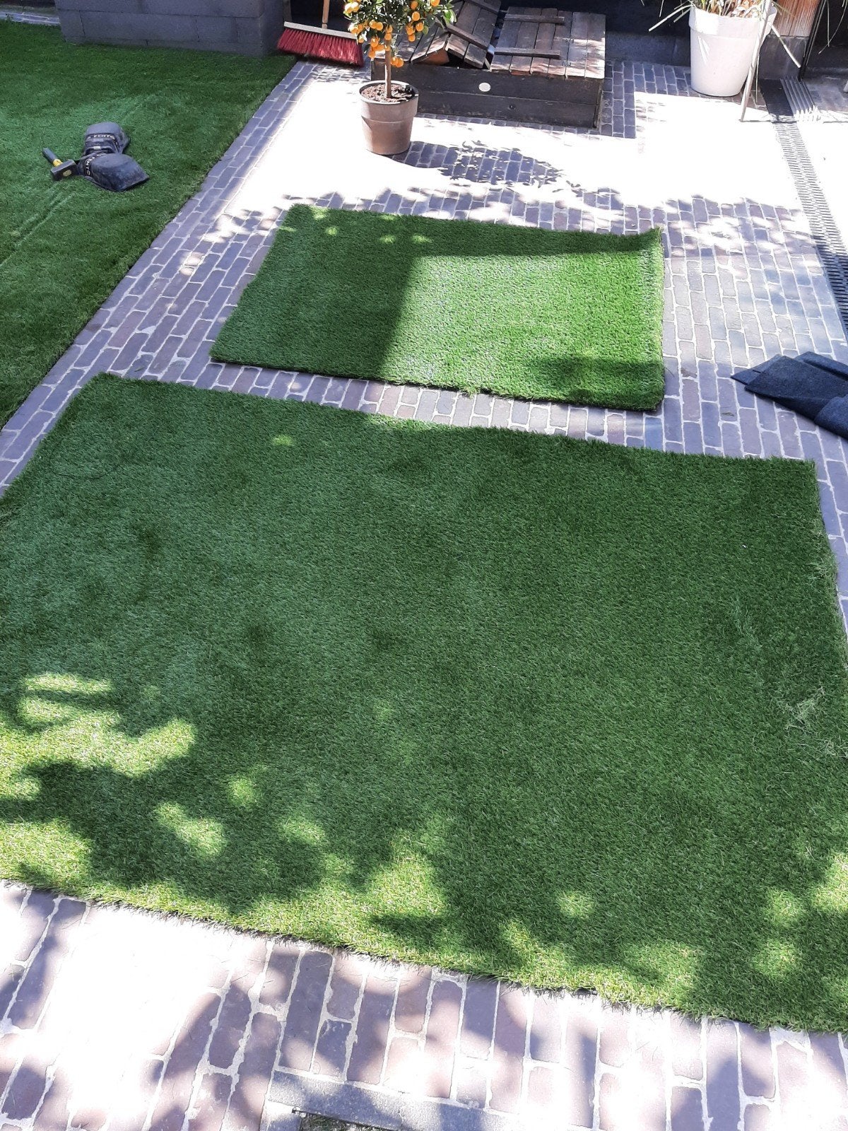 nieuw kunstgras, Tuin en Terras, Gras en Kunstgras, Ophalen of Verzenden, Nieuw, Minder dan 10 m²