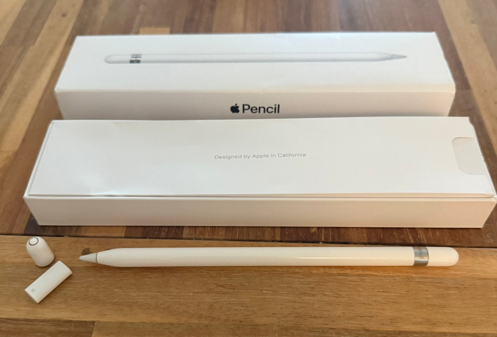 Apple Pencil 1e generatie, extra ‘dop’ incl oplaadadapter, Computers en Software, Gebruikt, Overige modellen, Wit, 16 GB