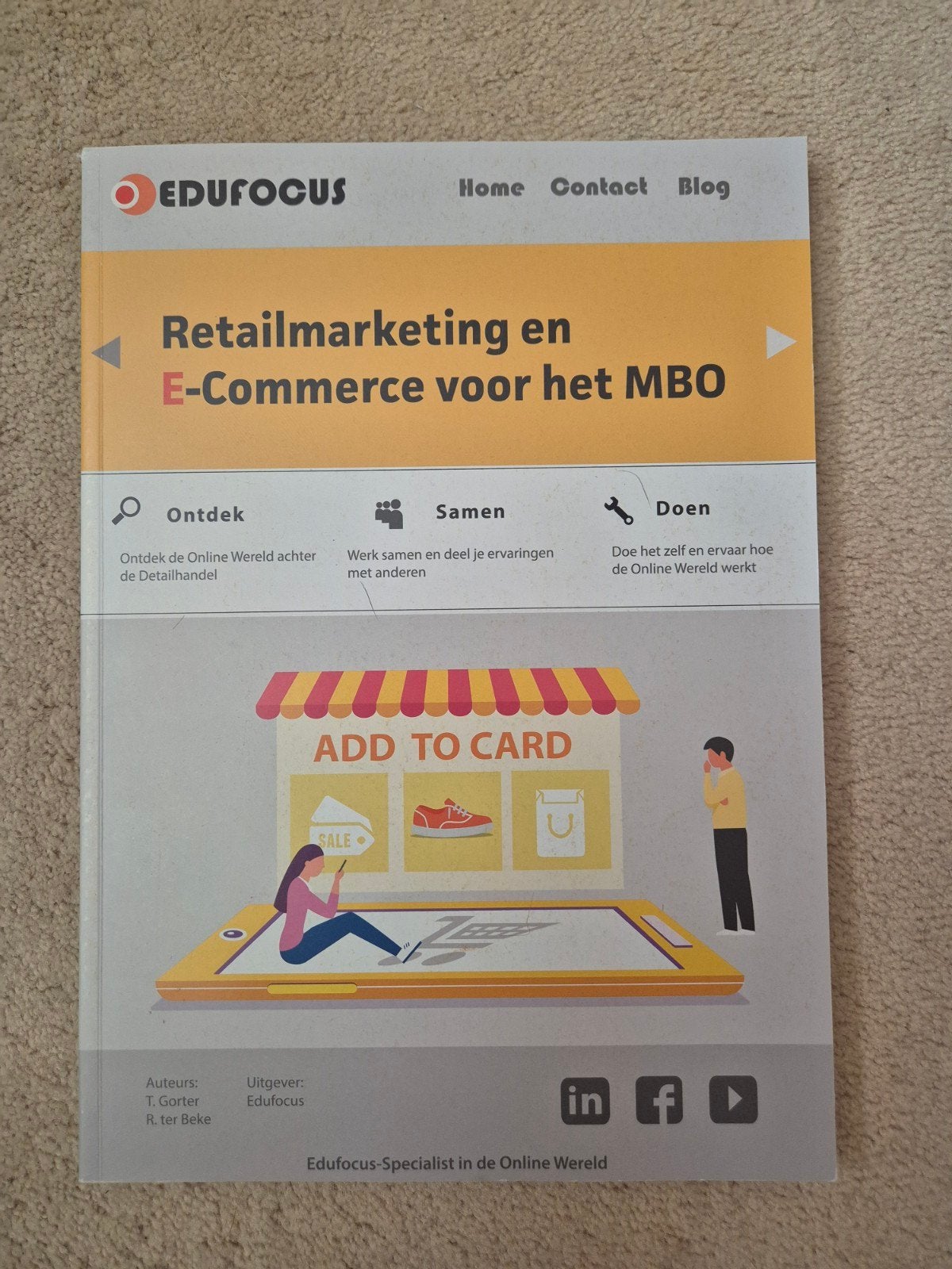 Retailmarketing en E-Commerce voor het MBO - Edufocus, Boeken, Studieboeken en Cursussen, Ophalen of Verzenden, Zo goed als nieuw