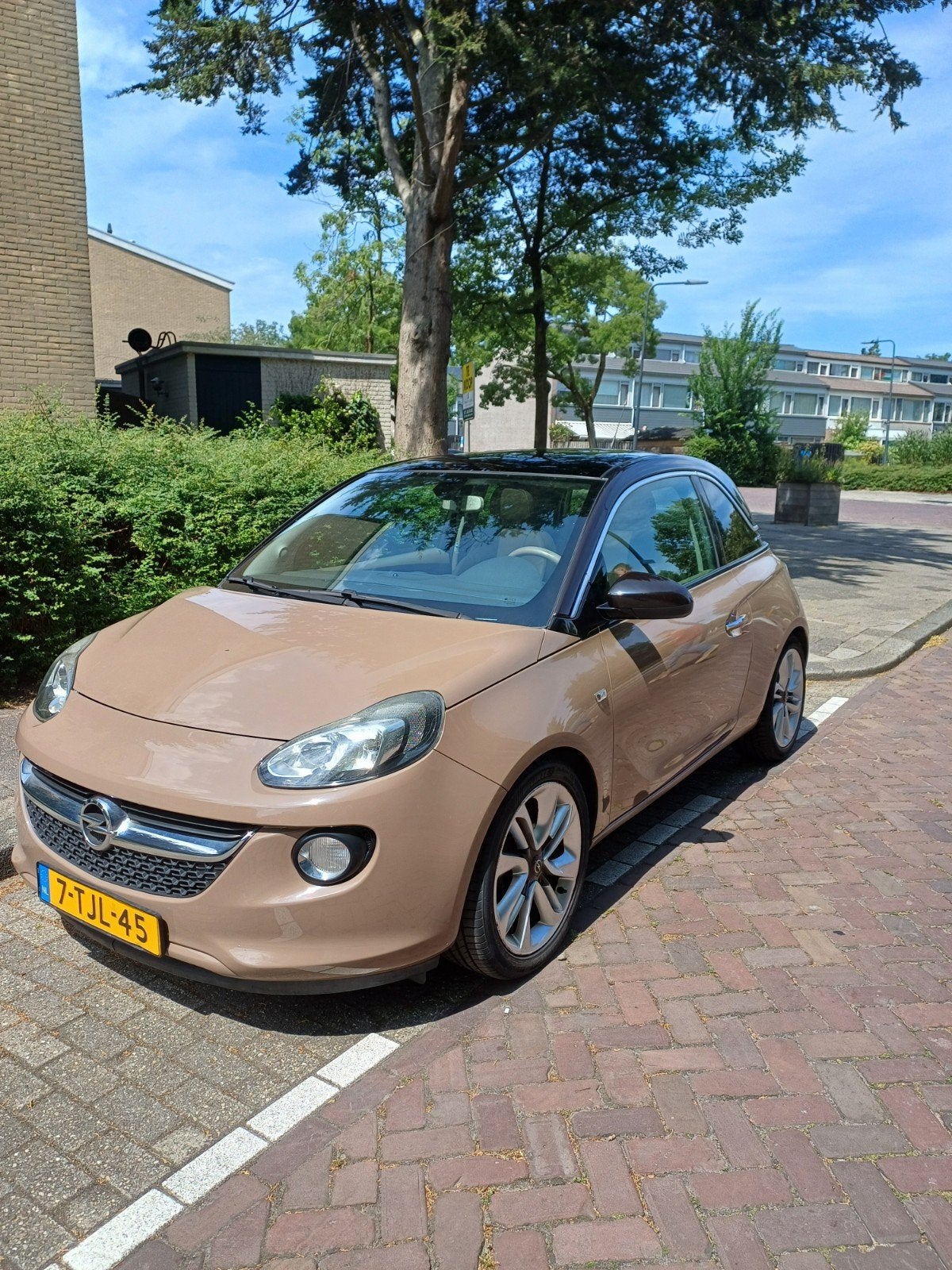 Opel ADAM 1.4 Ecoflex S&S 64KW/87PK 3D 2014 Beige, Auto's, Opel, Particulier, ADAM, Benzine, C, Hatchback, Handgeschakeld, Origineel Nederlands