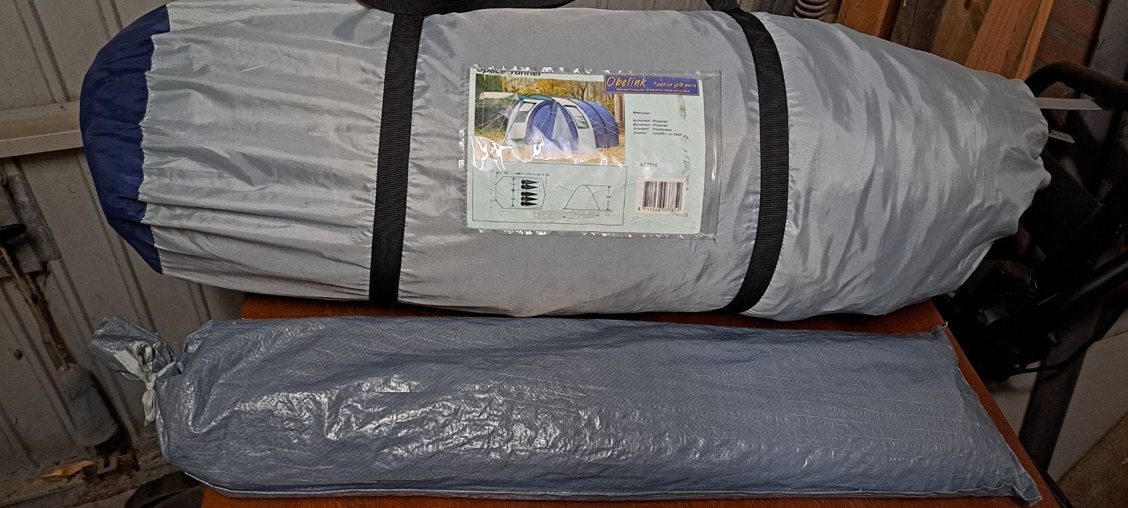 5 persoons bungalowtent., Caravans en Kamperen, Tenten, Ophalen, Gebruikt