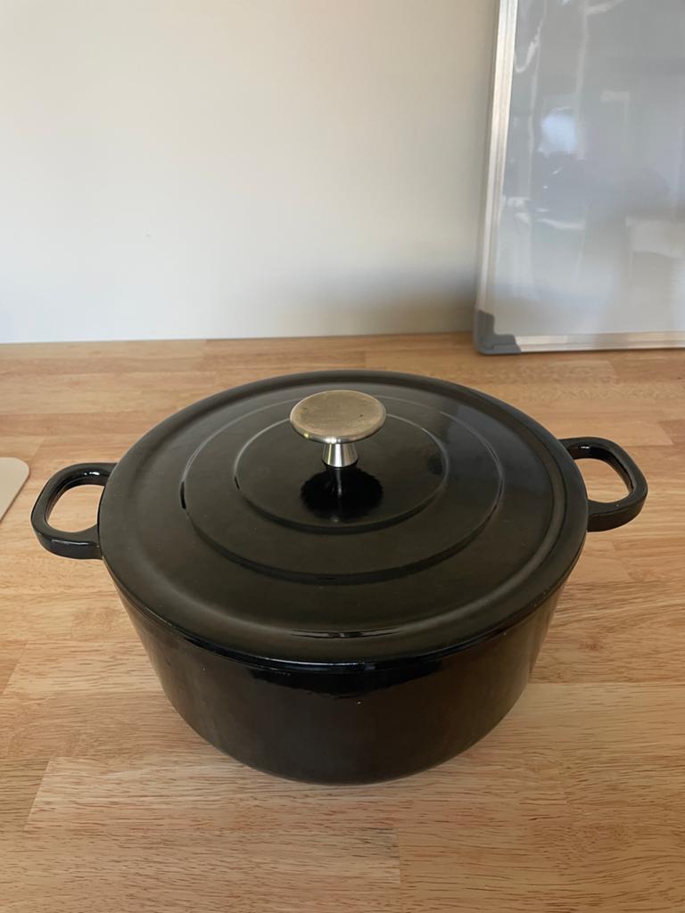 Royal Kempen & Begeer Gietijzeren Braadpan Zwart, Ophalen, Zo goed als nieuw, Koekenpan of Braadpan, Gietijzer