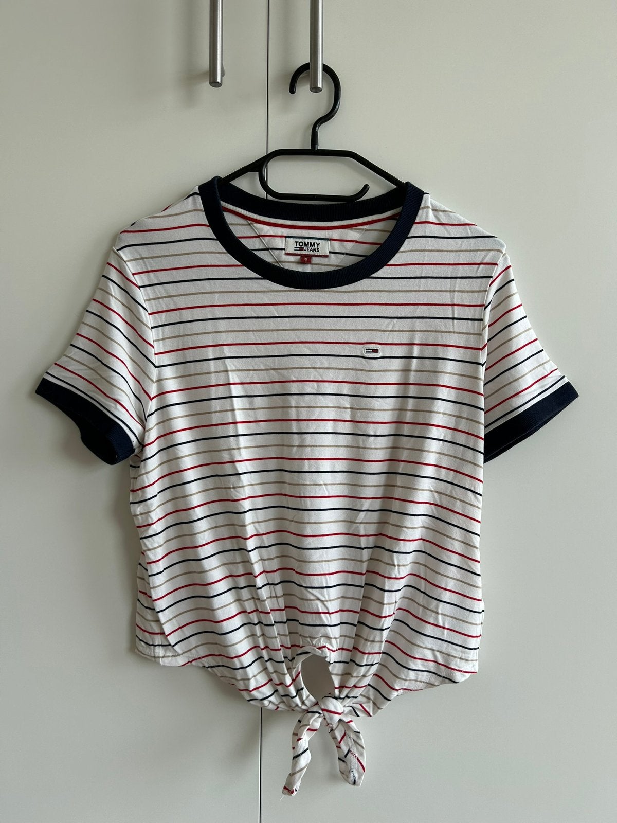 Tommy Hilfiger T-shirt S, Wit, Ophalen of Verzenden, Zo goed als nieuw, Korte mouw
