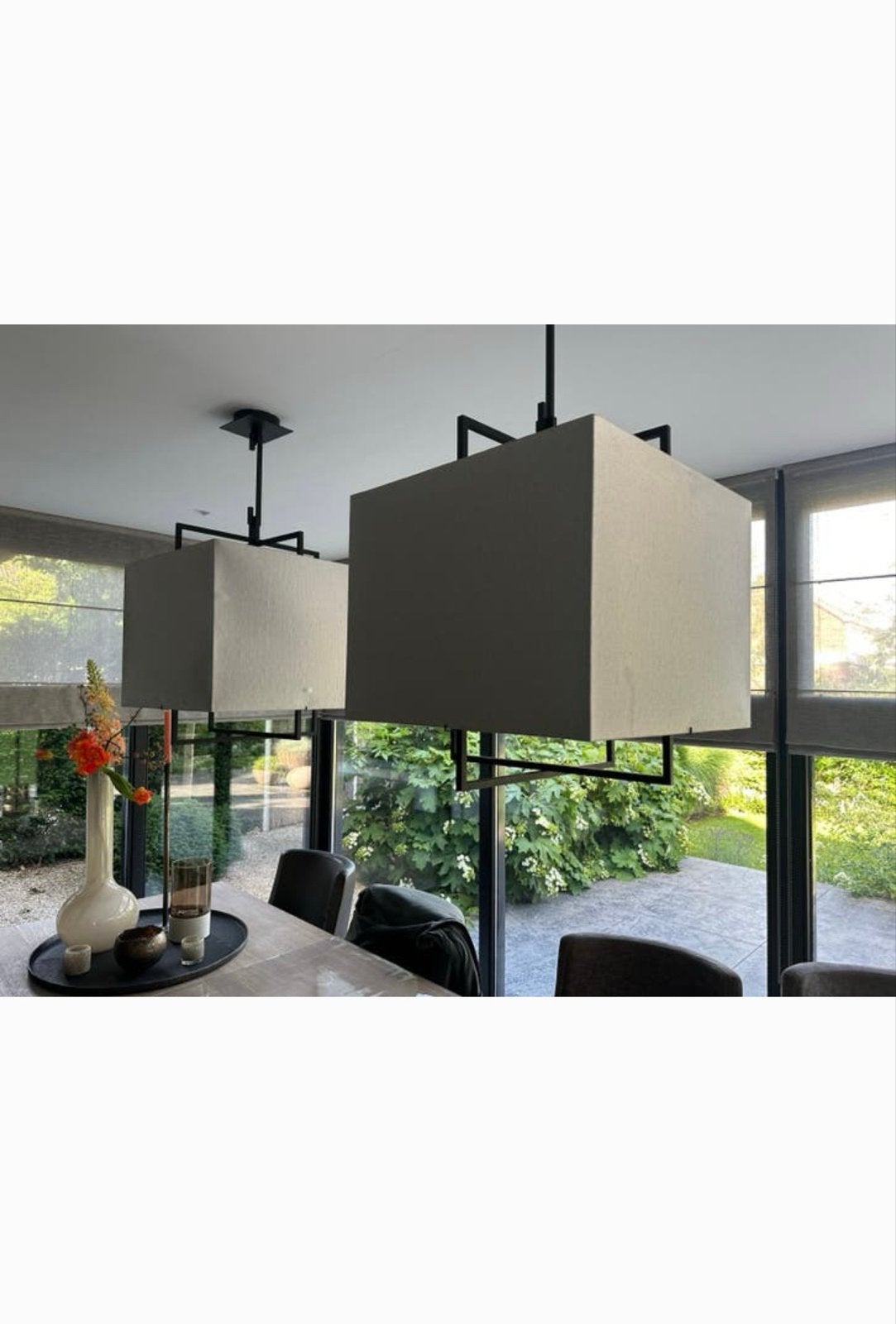 Moderne hanglampen - Set van 2 layer by adje, Ophalen of Verzenden, Zo goed als nieuw, Metaal, E27 (groot)