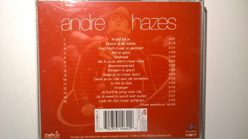 André Hazes - Mijn Gevoel, Ophalen of Verzenden, Zo goed als nieuw, Levenslied of Smartlap, Album