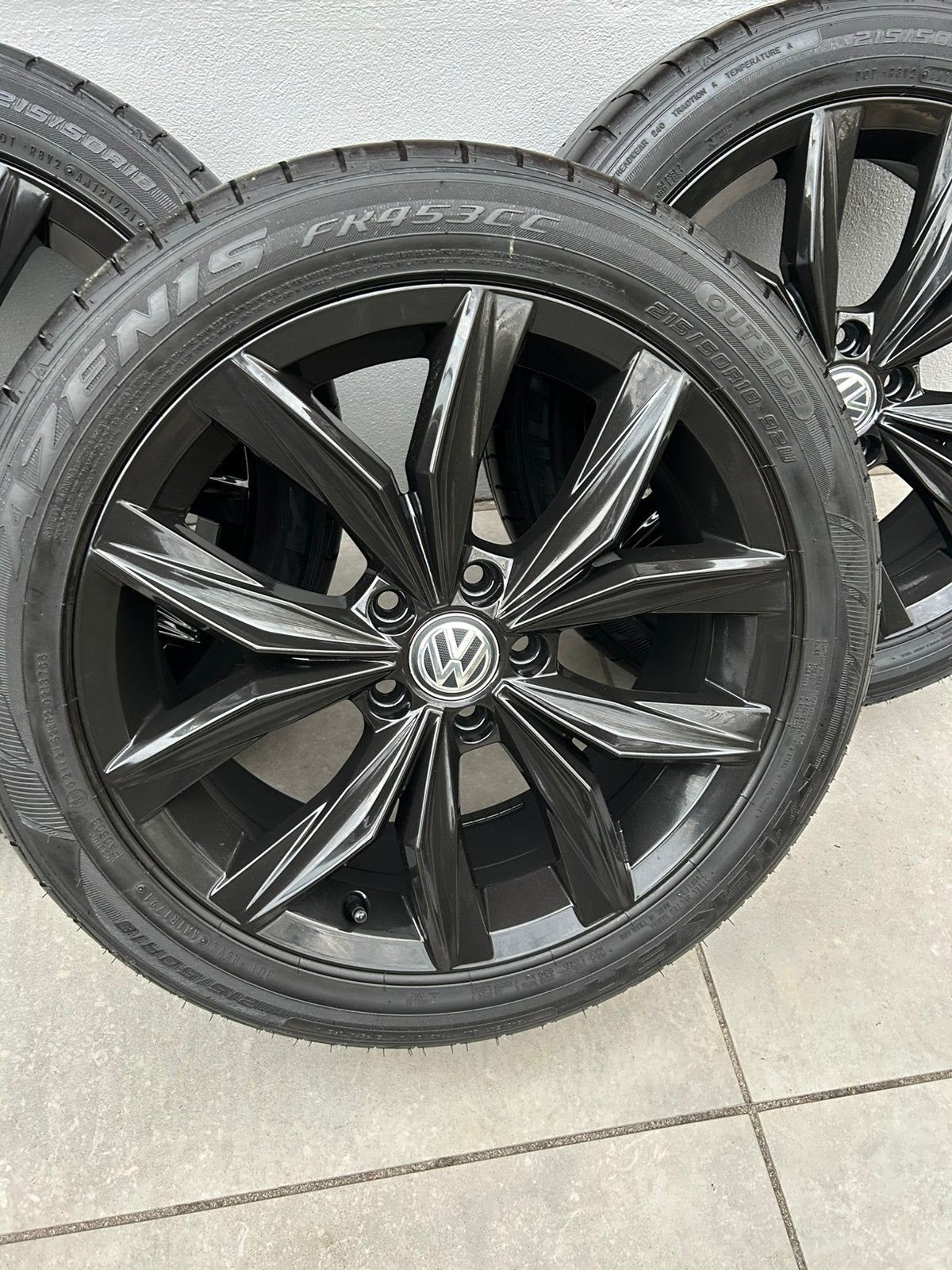 Volkswagen T Roc velgen set 215/50 R18., Auto-onderdelen, Banden en Velgen, Band(en), Zomerbanden, 18 inch, 215 mm, Personenwagen