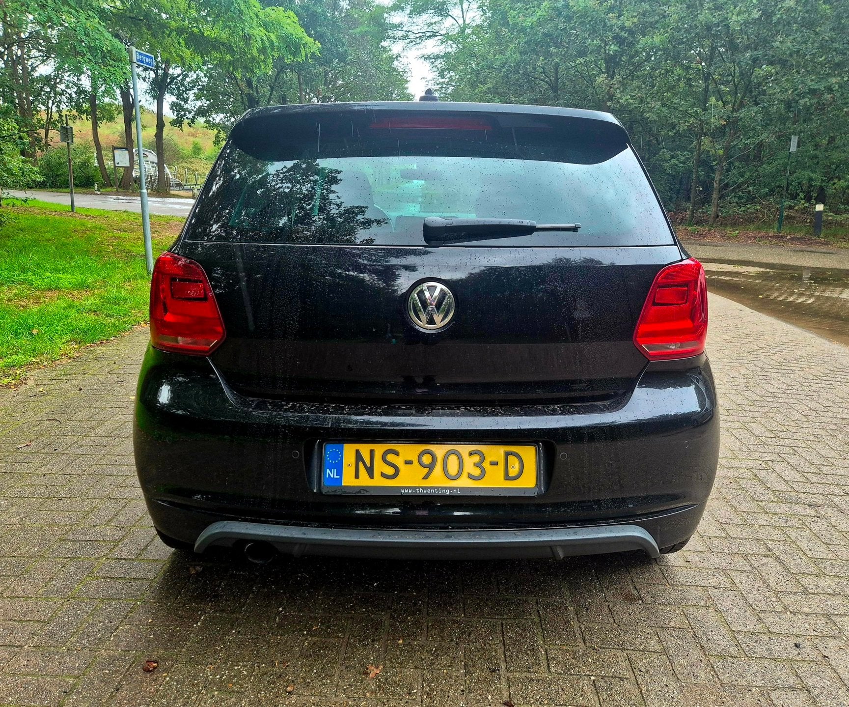 Volkswagen Polo 1.2 TSI R-line Comfortline Business R, Stof, Zwart, Origineel Nederlands, Bedrijf