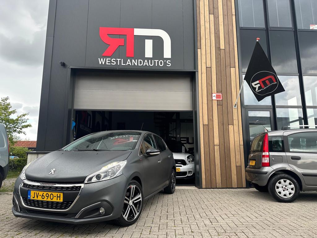 Peugeot 208 1.2 PureTech GT-line/Navi/climaat-control/carbon, 40 €/maand, Leder en Stof, 23 km/l, Origineel Nederlands