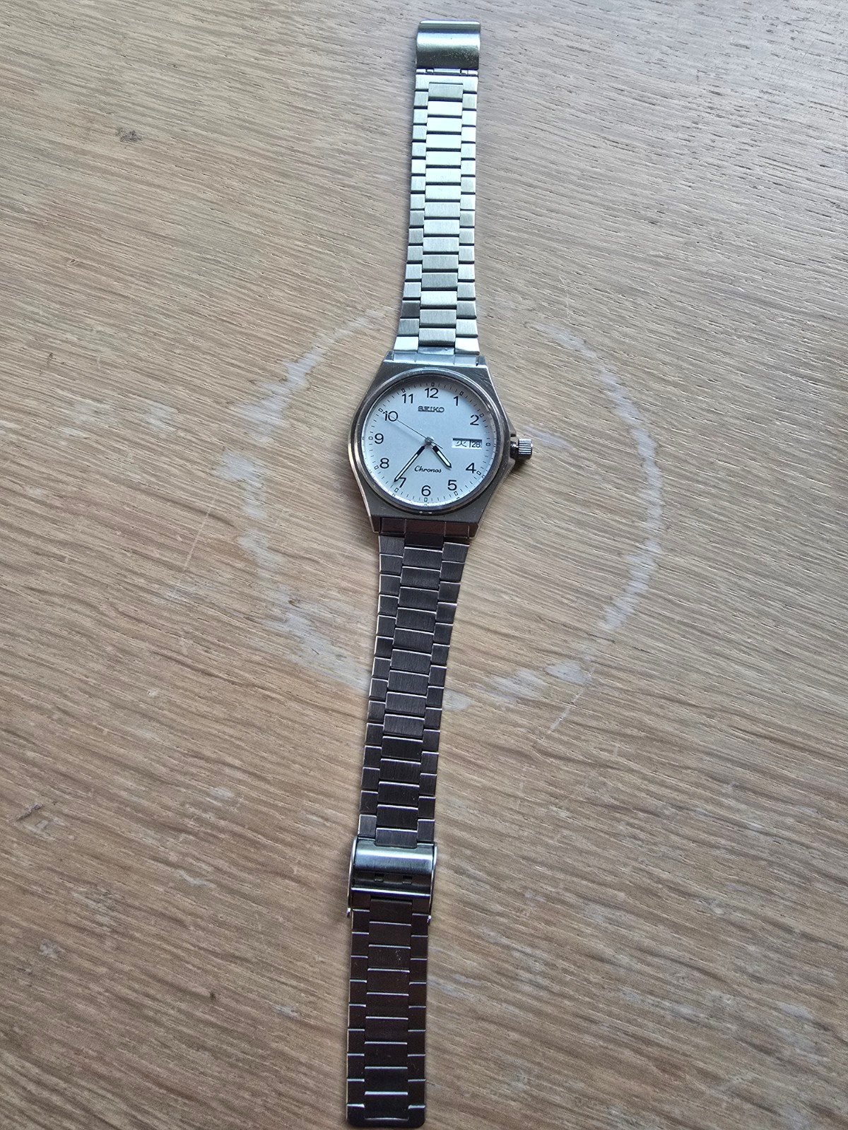 Seiko Chronos Japanese import., Antiek en Kunst, Antiek | Klokken, Ophalen of Verzenden