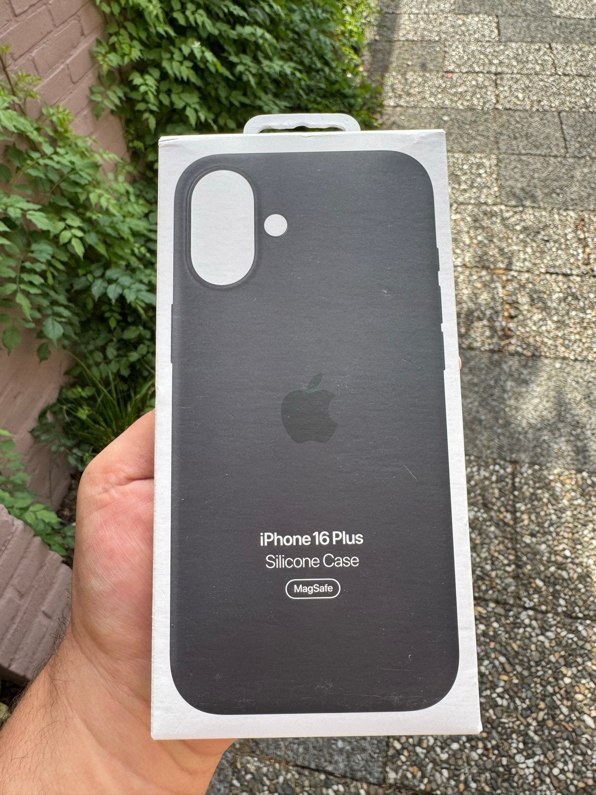Originele Apple iPhone 16 Plus Silicone Case Zwart MagSafe, IPhone 16 Plus, Zwart, Nieuw, Hoesje of Tasje