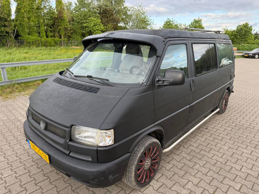 Volkswagen Transporter T4 Camper 2.4 D Hefdak | Zonnepaneel, Caravans en Kamperen, Campers, Bedrijf, tot en met 4, Buscamper of Camperbus