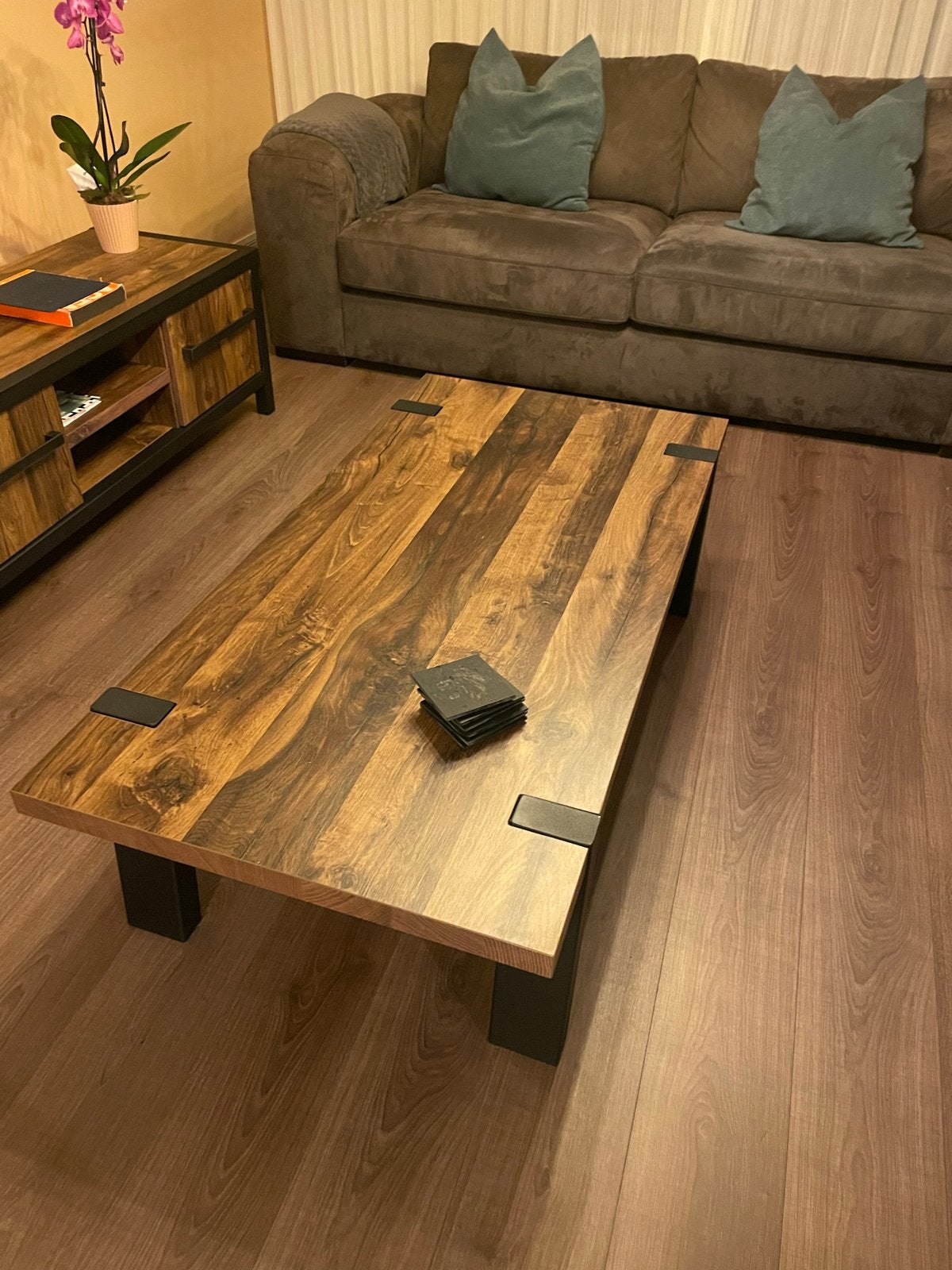 Montel Salontafel - 135x67x40 cm, Huis en Inrichting, Tafels | Salontafels, Ophalen, Gebruikt, 50 tot 100 cm, 100 tot 150 cm