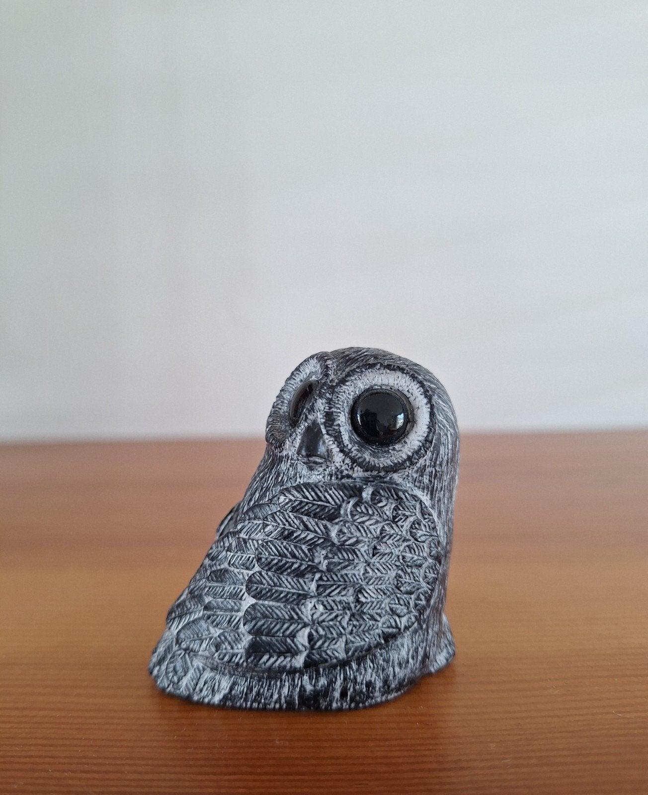 uil, uilskuiken Wolf original, Canada  handgesneden, Ophalen of Verzenden, Zo goed als nieuw, Vogel, Beeldje of Figuurtje