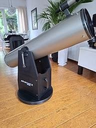 Omegon Dobson Advanced X  N 205/1200, Ophalen, 200 mm of meer, Met statief, Spiegeltelescoop (reflector)