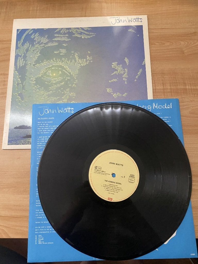 John Watts – The Iceberg Model, Cd's en Dvd's, New wave, Ophalen of Verzenden, Zo goed als nieuw, 12 inch