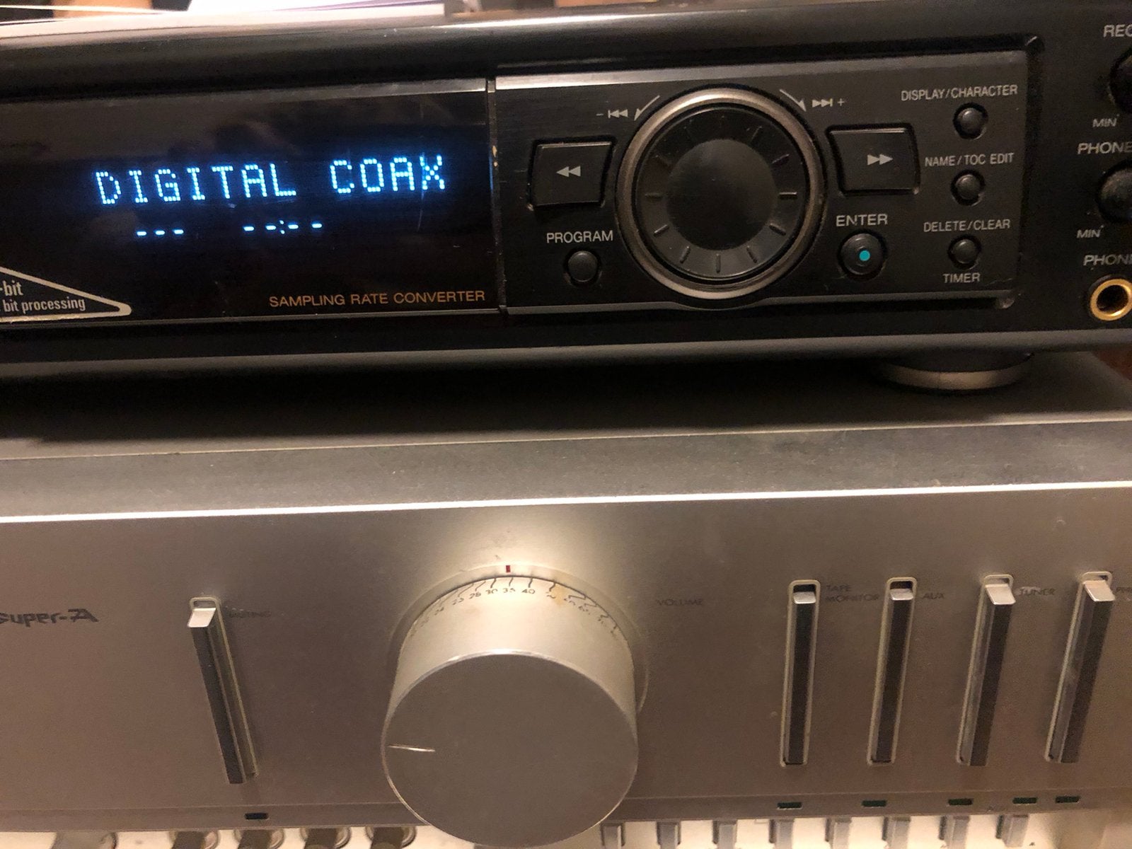 Vintage sharp platina minidisc in goede staat 40 euro, Overige systemen, Zo goed als nieuw, Minder dan 60 watt, Ophalen