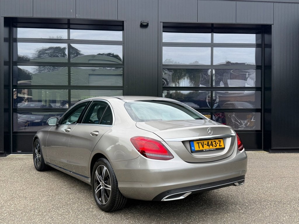Mercedes-Benz C-klasse C200 Business Solution Facelift NL Au, Auto's, Automaat, Dealer onderhouden, Euro 6, 4 cilinders