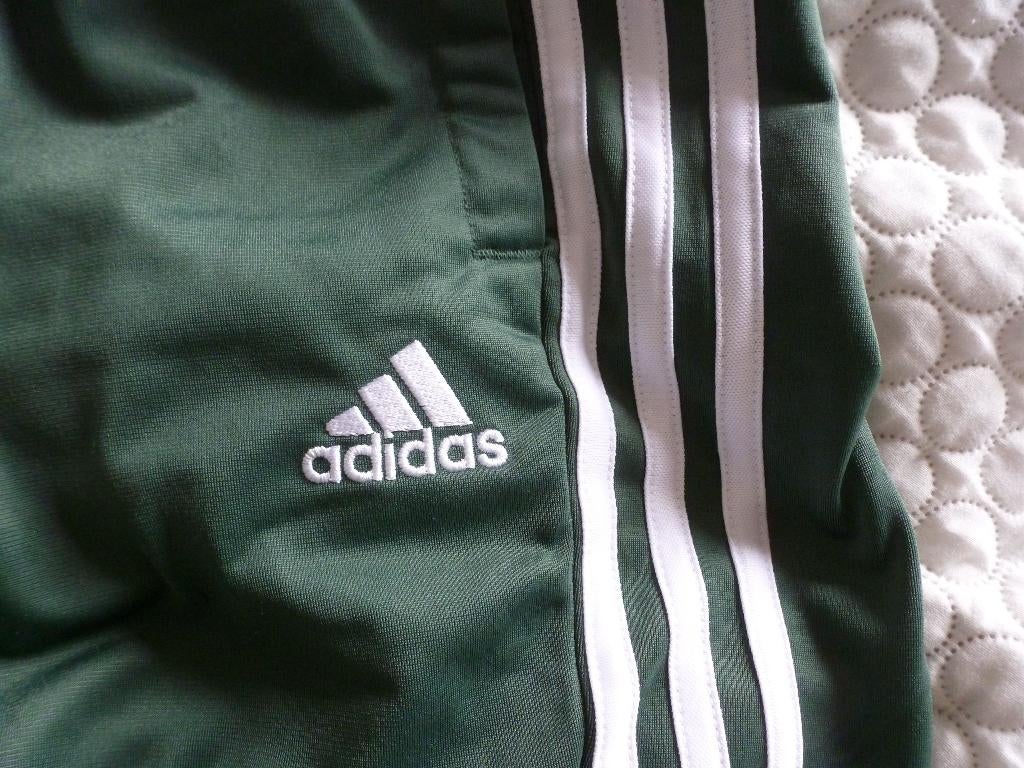 ADIDAS sportbroek GROEN WIT 46 -GRATIS zend, Verzenden, Maat 46/48 (XL) of groter, Nieuw, Fitness of Aerobics