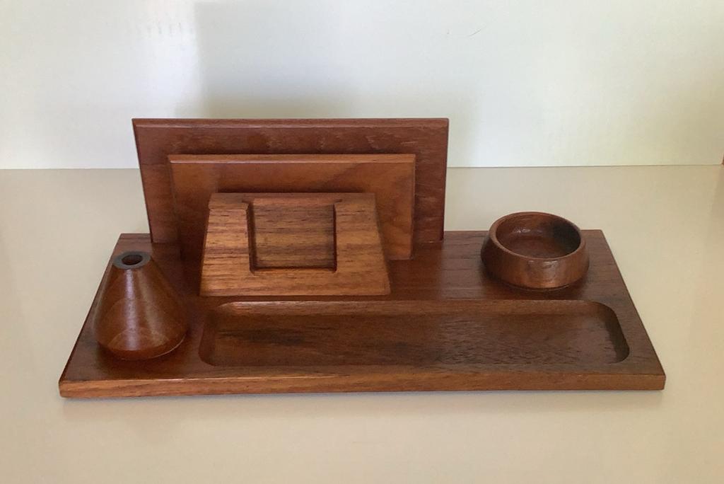 Bureauset teak, Ophalen of Verzenden