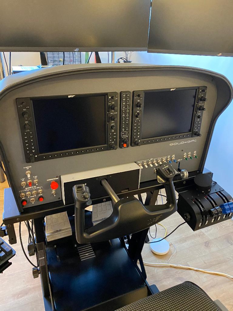 VirtuFly COMBO GA1 Flight Sim – Garmin G1000 Glass Cockpit, Ophalen, Zo goed als nieuw