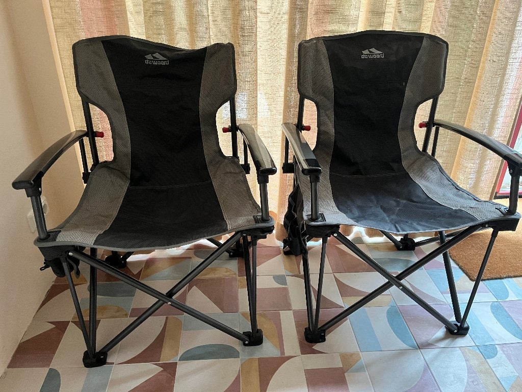 Campingstoelen De Waard Amer, prijs per stuk, Caravans en Kamperen, Kampeermeubelen, Ophalen, Zo goed als nieuw, Campingstoel