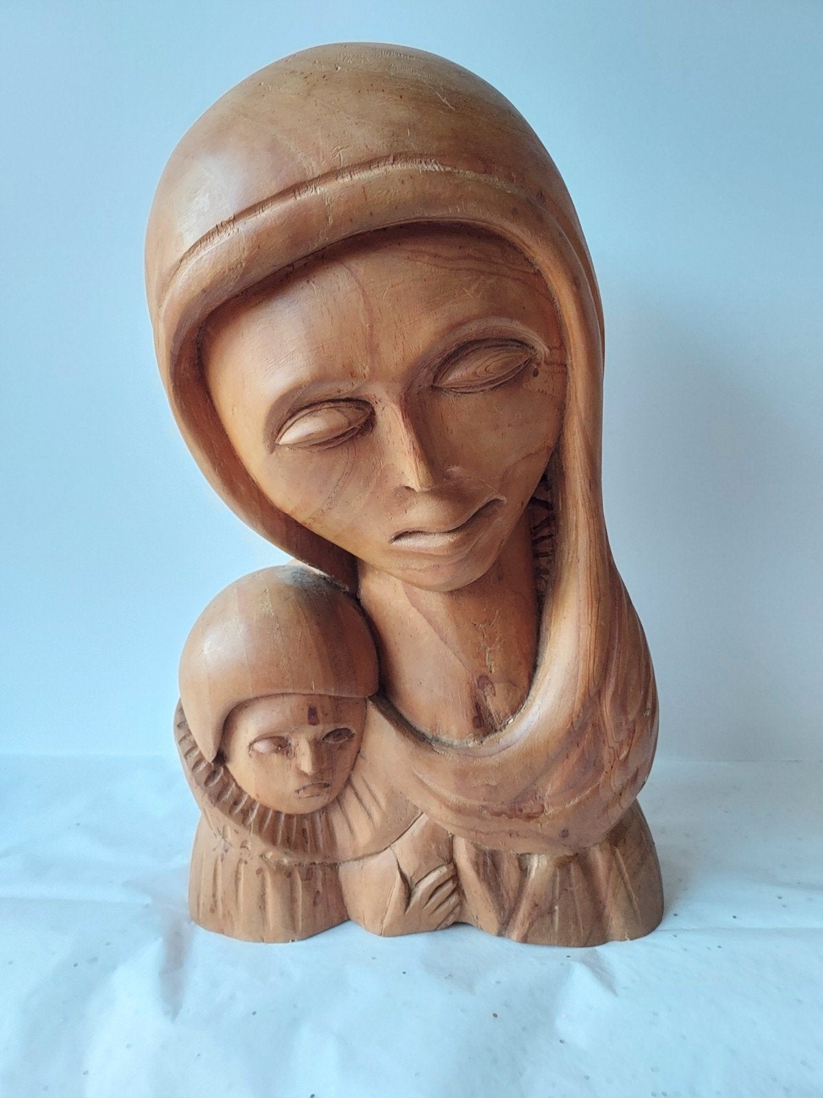 Houten mariabeeld, Antiek en Kunst, Ophalen of Verzenden
