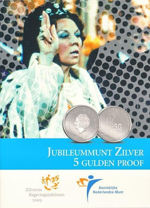 Nederlandse Antillen 5 Gulden 2005 Jubileummunt proof