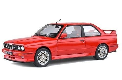 BMW M3 (E30) '86, rood / Solido / 1:18, Solido, Solido, Rue de L' Ecusson 2, 56120 Josselin France, Nieuw