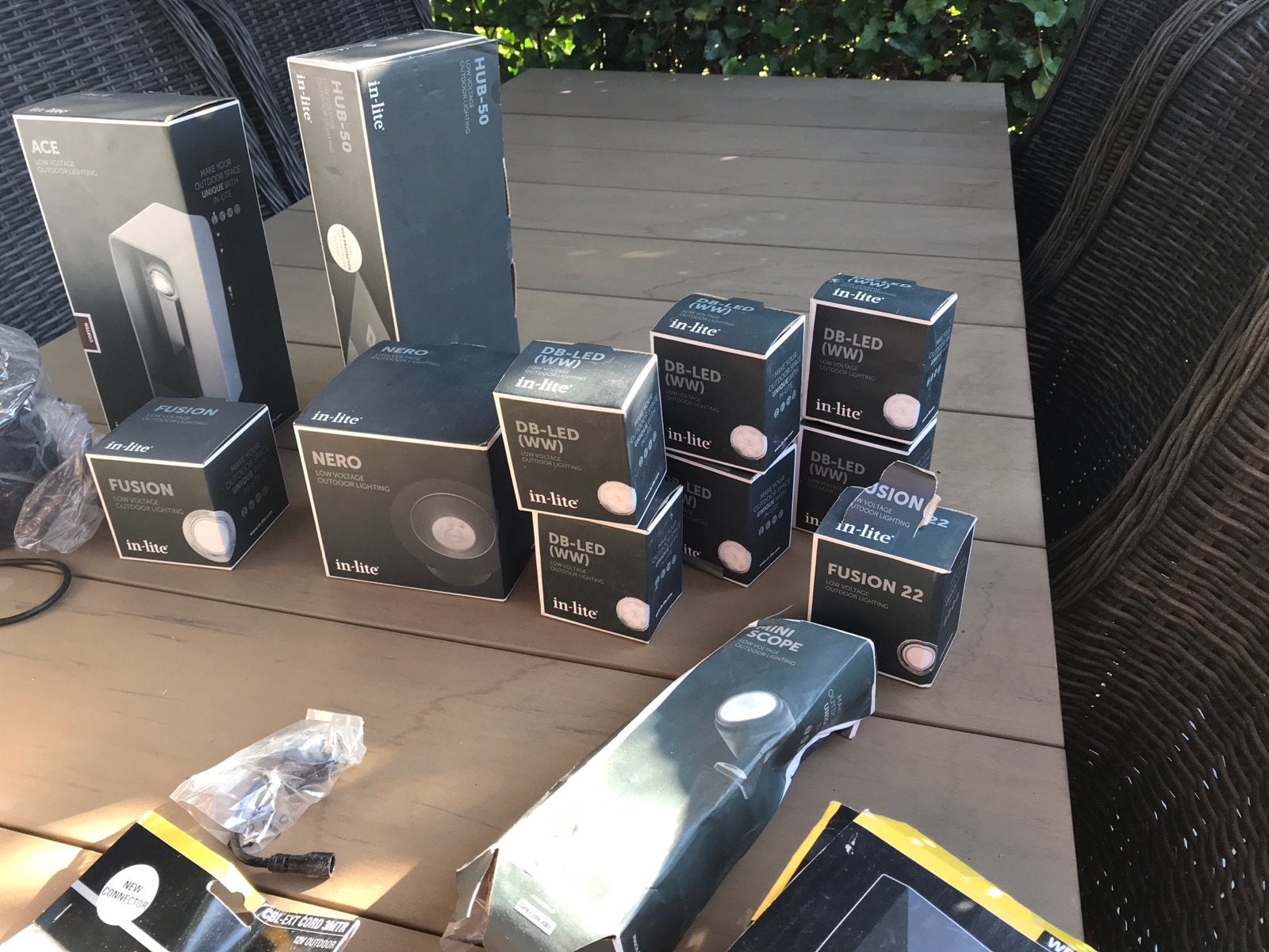 Diverse in-lite buitenverlichting en accessoires ., Huis en Inrichting, Lampen | Overige, Ophalen of Verzenden, Nieuw, Overige merken