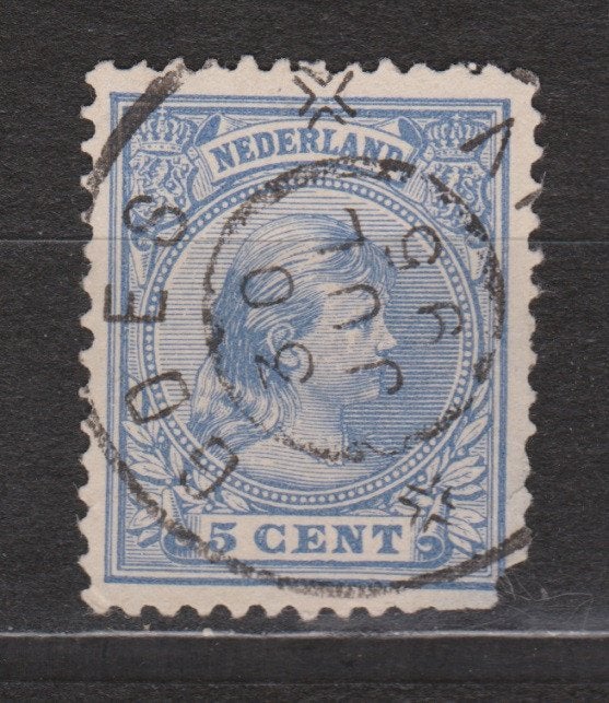 Nr. 35 GOES grootrondstempel 1891 ; Nederland voor 10% CW, Postzegels en Munten, Postzegels | Nederland, Ophalen of Verzenden