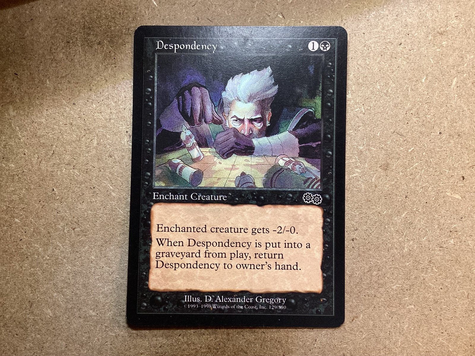 1x Despondency [129/350] (Excellent), Ophalen of Verzenden, Zo goed als nieuw, Losse kaart
