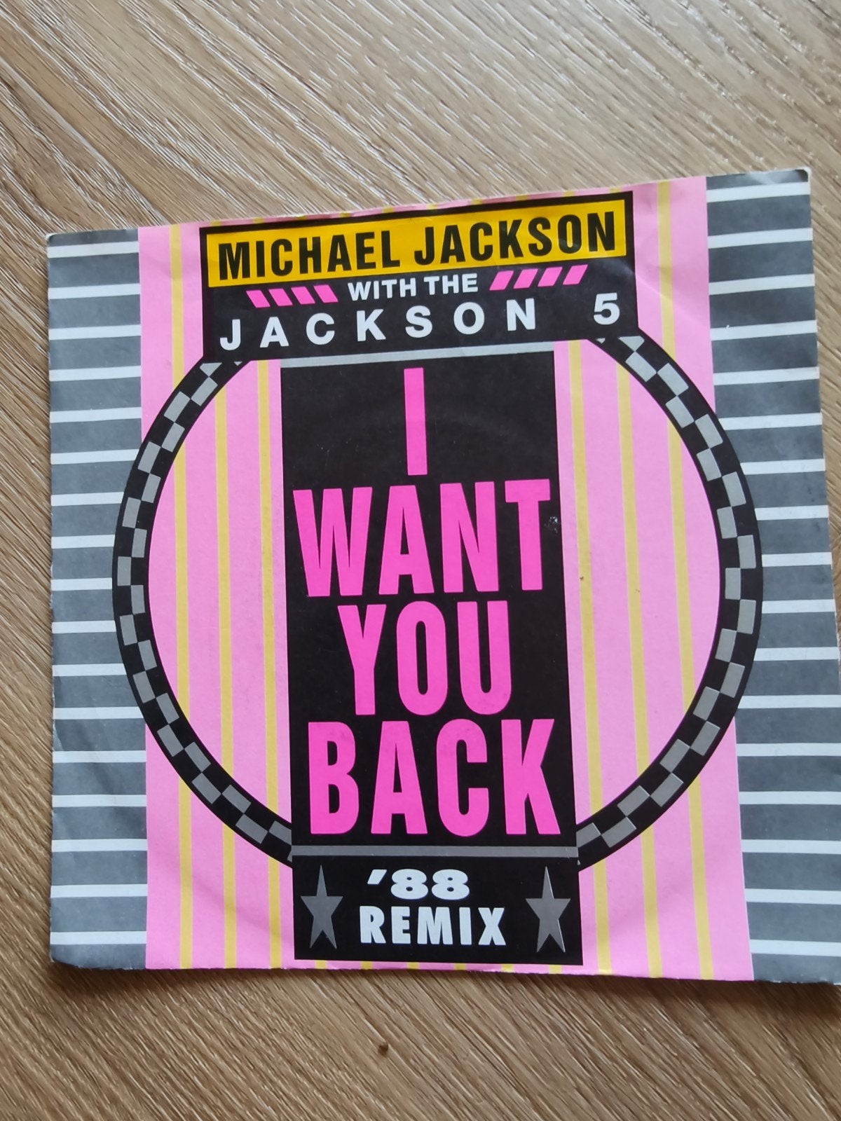 Michael Jackson with The Jackson 5  I Want You Back '88 Remi, Gebruikt, 7 inch, Ophalen of Verzenden, EP