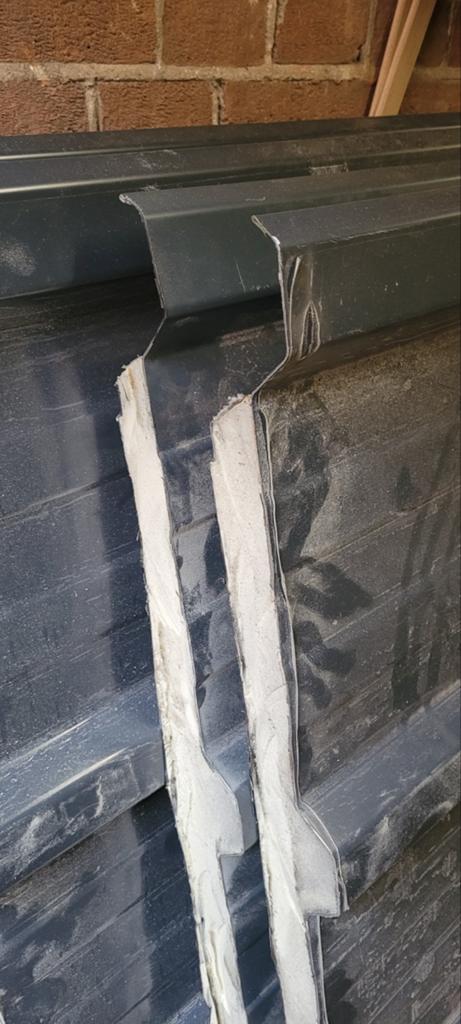Geïsoleerde dakplaten damwand., Doe-het-zelf en Verbouw, Platen en Panelen, Ophalen, Nieuw