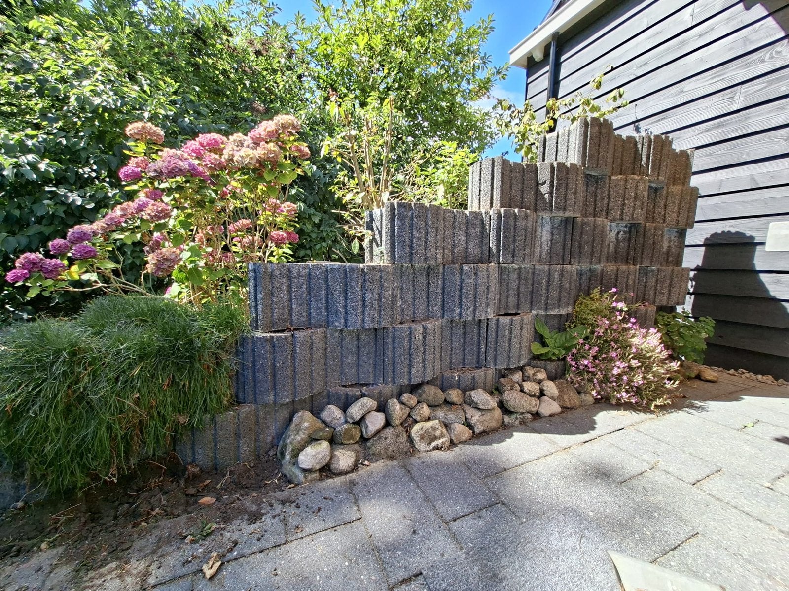 Stapelbare  bloembakken (antraciet), Ophalen, Gebruikt, Minder dan 30 cm, Minder dan 60 cm