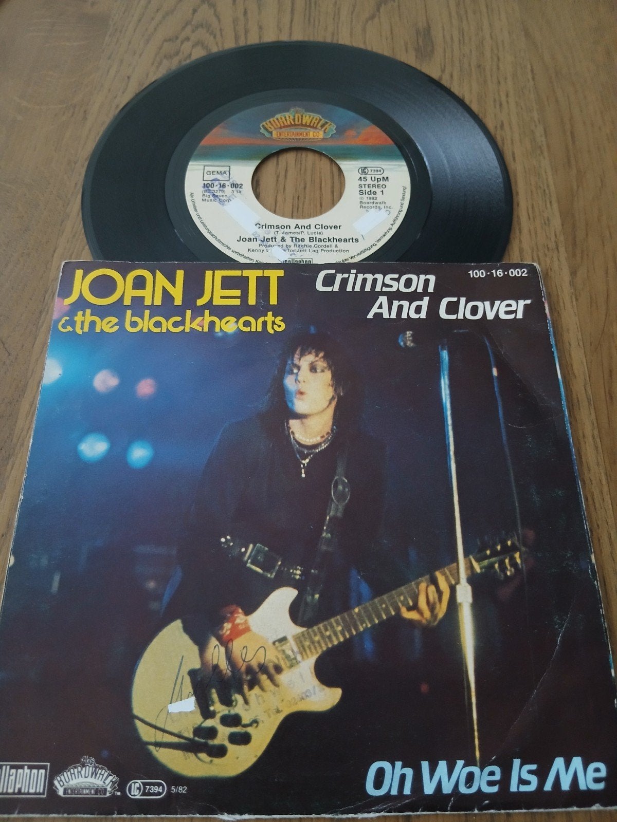 VINYL SINGLE  JOAN JETT & THE BLACKHEARTS  1982, Verzenden, Zo goed als nieuw, Overige formaten, Poprock