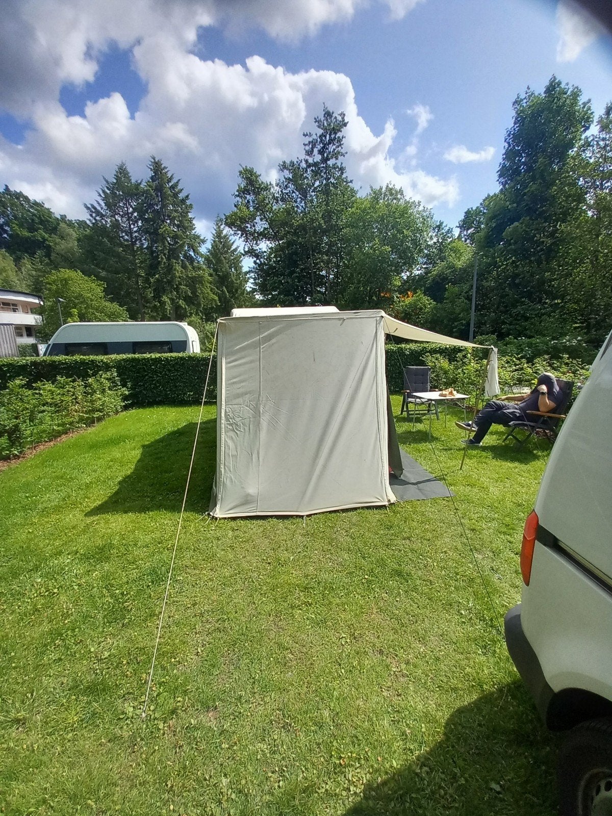 Holtkamper cocoon, Ophalen, Gebruikt