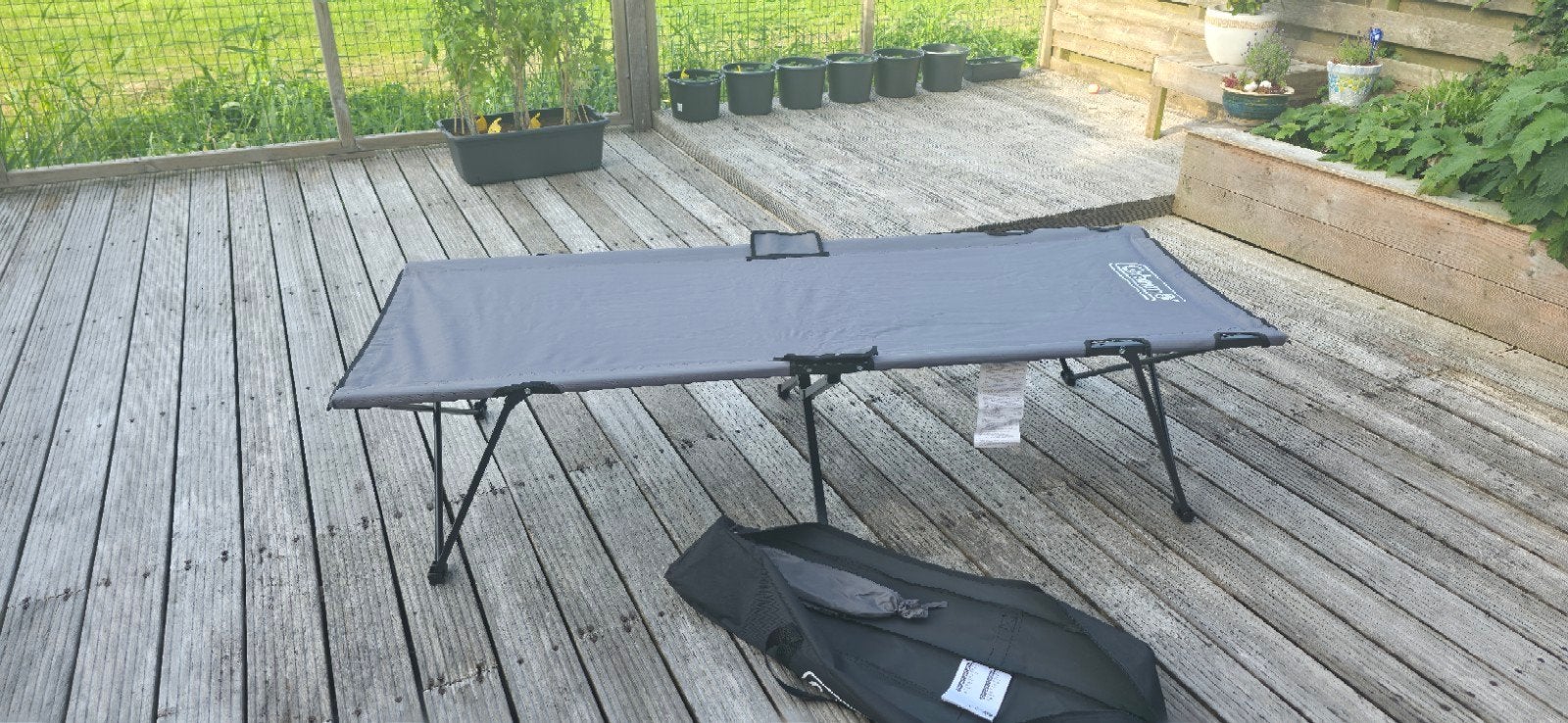 Gloednieuwe ongebruikte Coleman stretcher/kampeerbed, Caravans en Kamperen, Ophalen, Nieuw, Campingstoel
