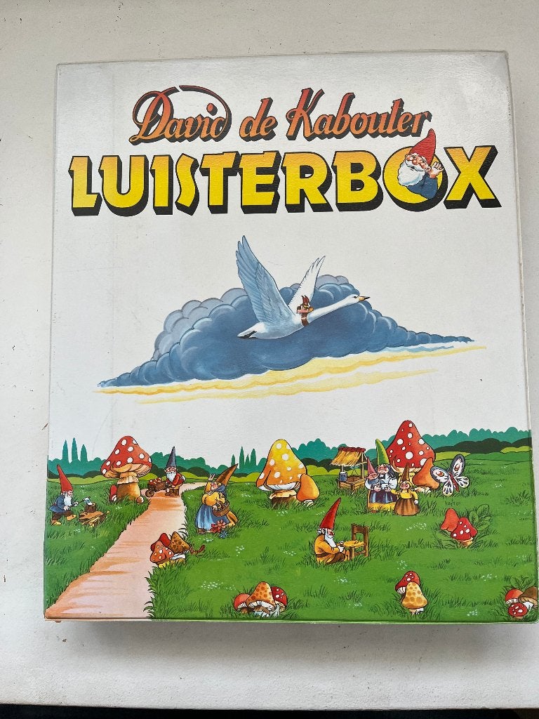 David de Kabouter Luisterbox met 7 cassettes en boeken, Boeken, Gelezen, Rien Poortvliet, Jongen of Meisje, Ophalen of Verzenden