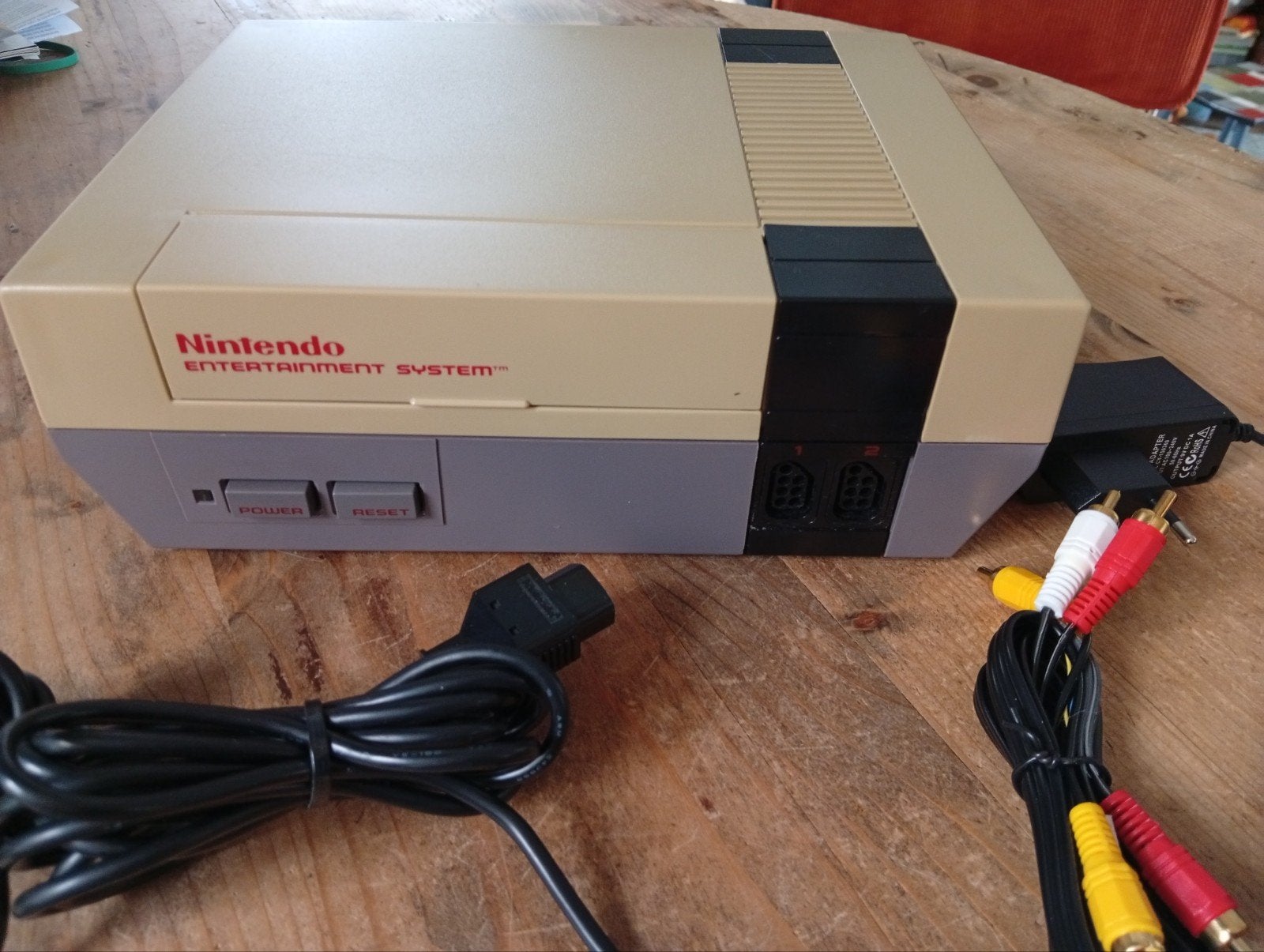 Gereinigde Nintendo Nes Set met Super Mario Bros 3, Spelcomputers en Games, Ophalen of Verzenden, Met 2 controllers