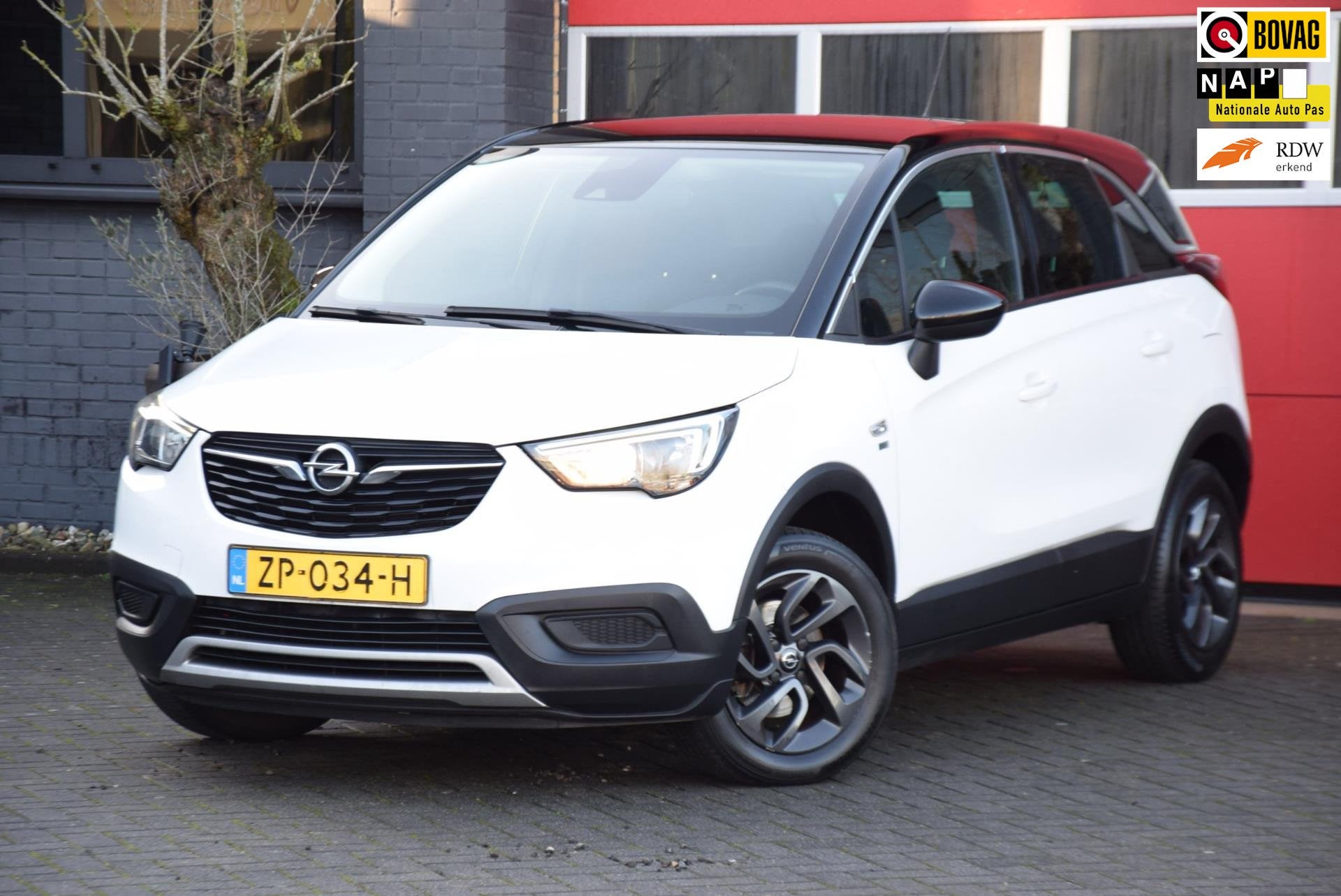 Opel Crossland X 1.2 Turbo 120 Jaar Edition 2019 Navigatie D, Auto's, Voorwielaandrijving, Start-stop-systeem, 1199 cc, Wit