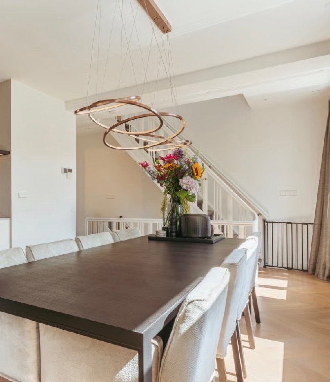 Maretti hanglamp brons, Ophalen, Zo goed als nieuw, Metaal, Overige fittingen